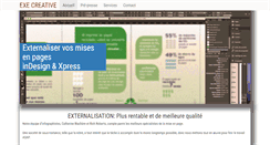 Desktop Screenshot of exe-indesign-xpress.com
